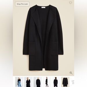 J. Crew long black sweater